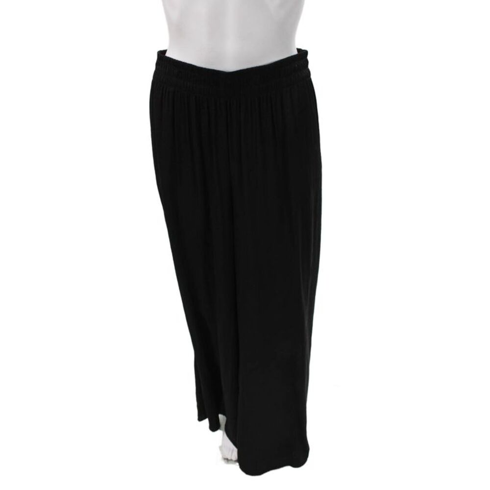 Zara Women Black Harem Pants Pull On Polyester Size M